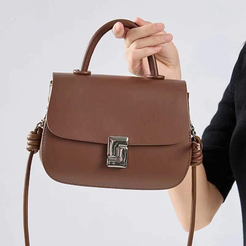 Luxury Designer Womens Bag New Split Cow Leather Crossbody Square Bags Women Handbags Fashion Cowhide High Quality Shoulder BagT251213