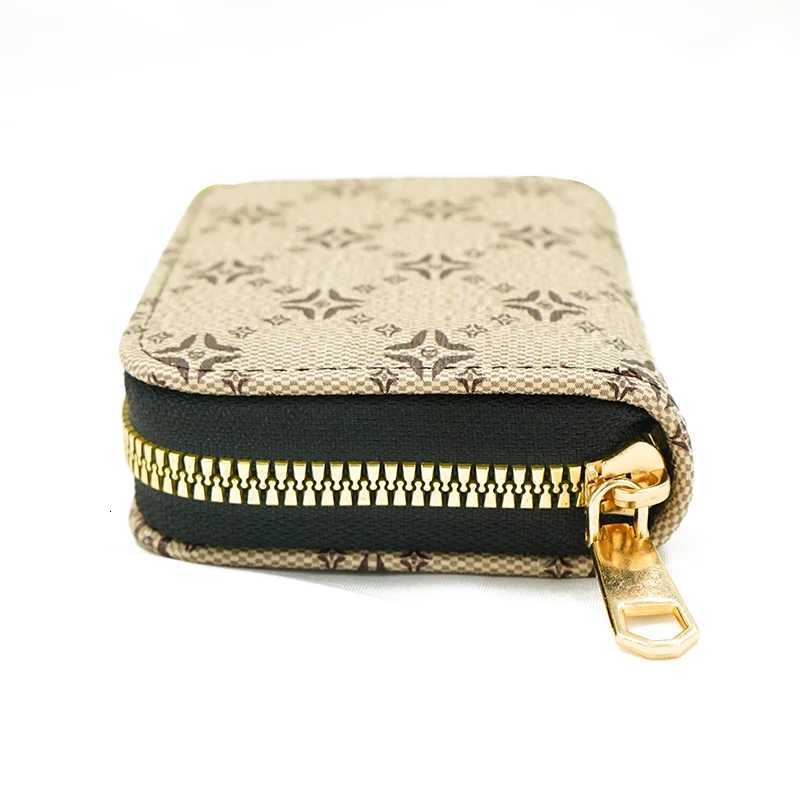 Presbyopia Organ Card Holder Checkerboard Cpact Fiable Large Capacity Coin Purse Y251213