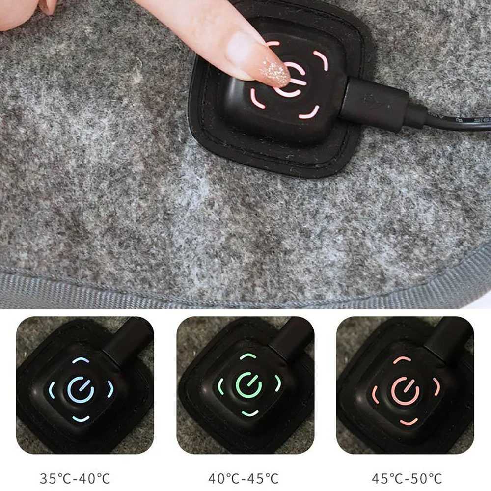 5V Electric Heated Blanket USB Charging 3-level Temperature Car / Bed / Chair Electric Mattress Heating Carpet Warmer Heater Y251212