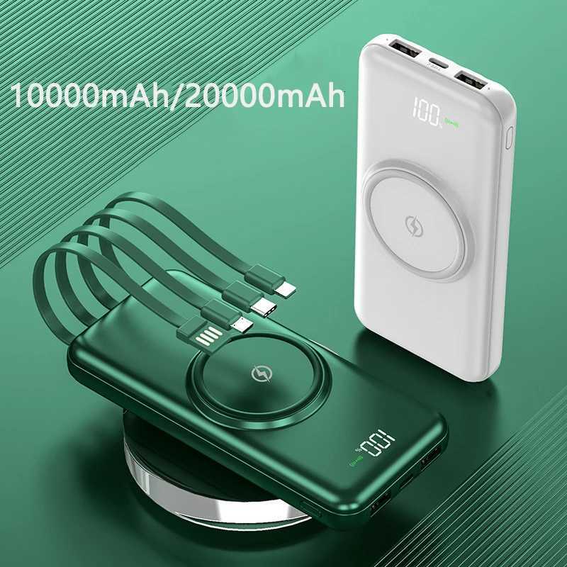 Wireless Charger Power Bank 20000mAh Powerbank for iPhone 16 External Battery Portable Charger Poverbank H251213