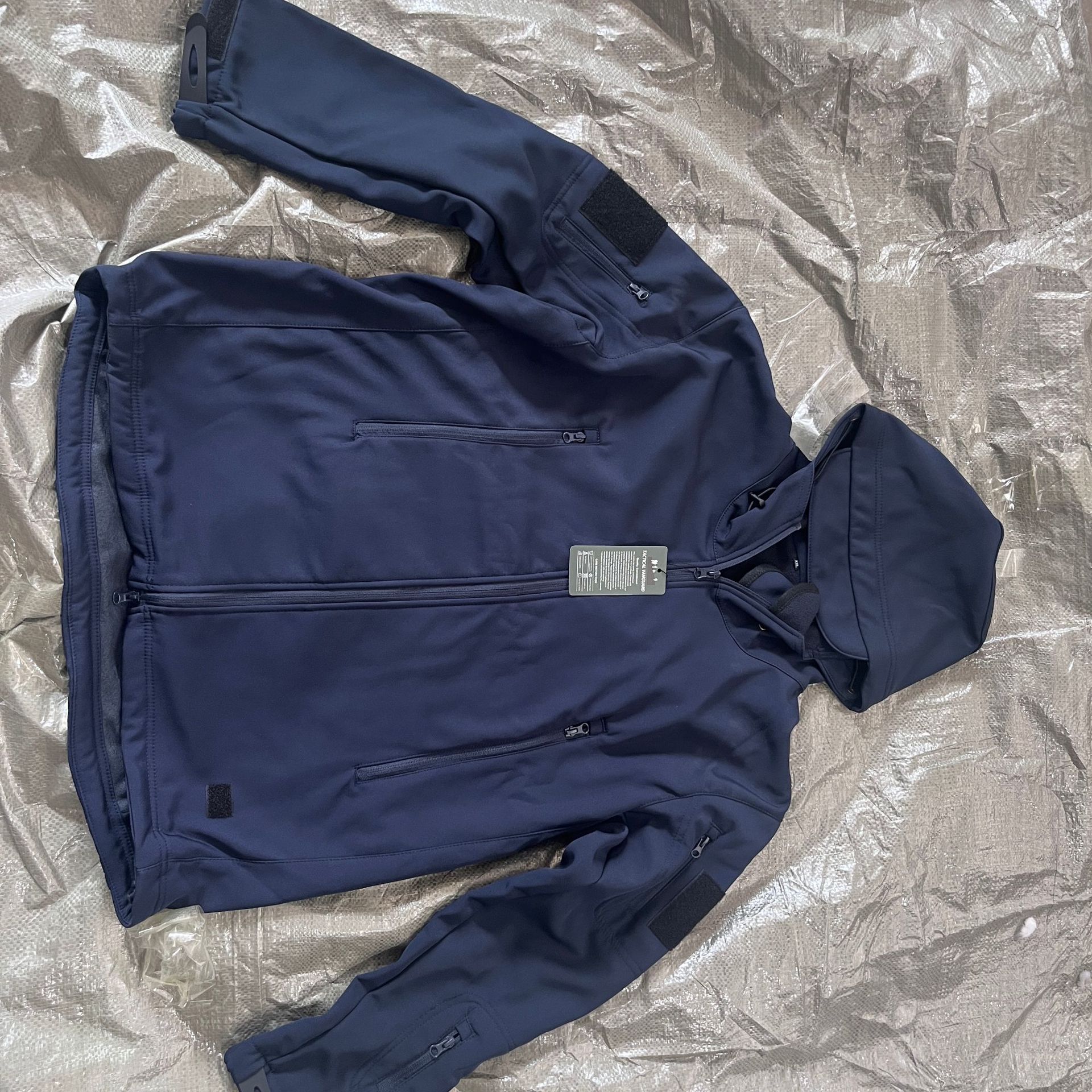 Solid color plus size Men's Clothing designer Jackets Charge jacket men's style waterproof military fan suit windbreaker cold proof suit out