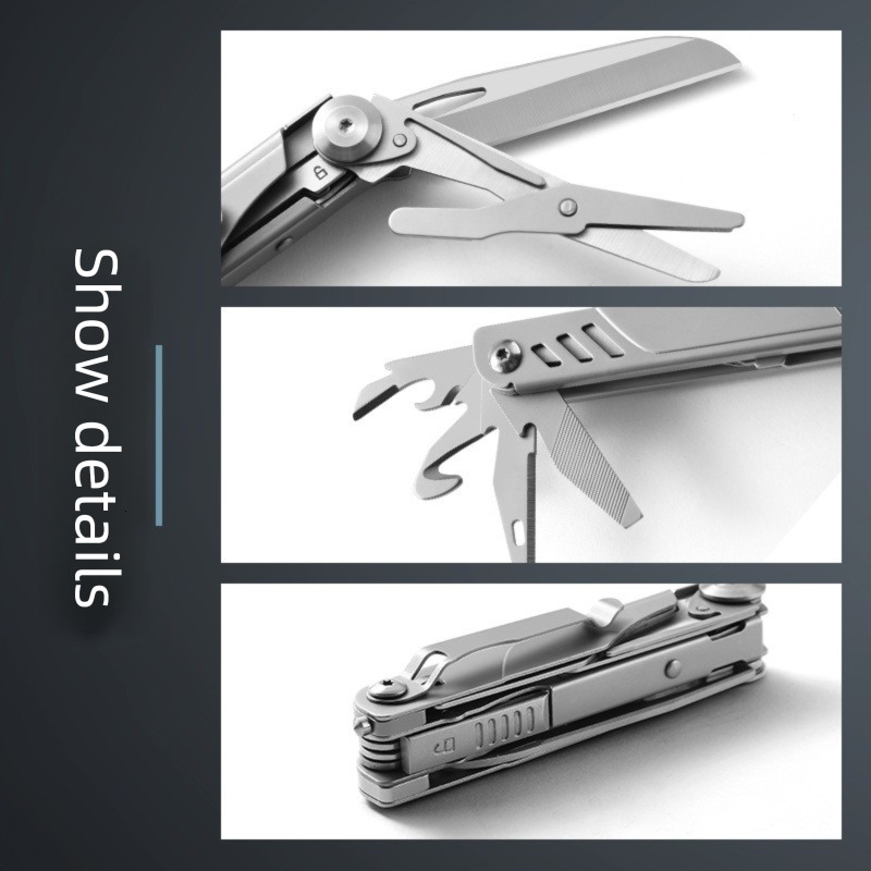 Multifunctional EDC Outdoor Tool Portable Camping Scissors Saw Survival Sharp Pocket Knife