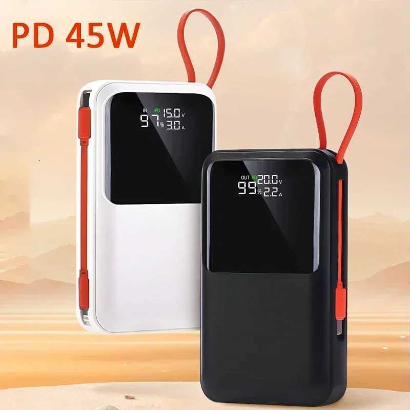 50000mAh Power BankPD45W PD FCP SCP Quick Charge Powerbank Portable External Battery Charger For iPhone 15 Laptop Tablet H251213