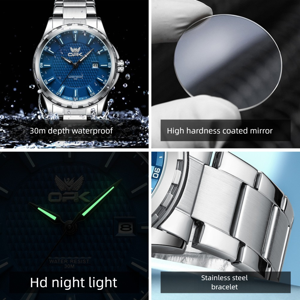 OPK Designer Men's Watches - Free Shipping Wholesale. Fashionable, Waterproof, Luminous Quartz, Casual And Versatile Outdoor Sports Watches