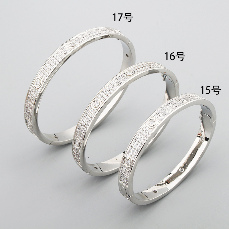 Hot-Selling Round Diamond Star Bracelet for Women, Light Luxury Elegant Round Bracelet, Cross-Border Hot-Selling, Direct from Manufacturer