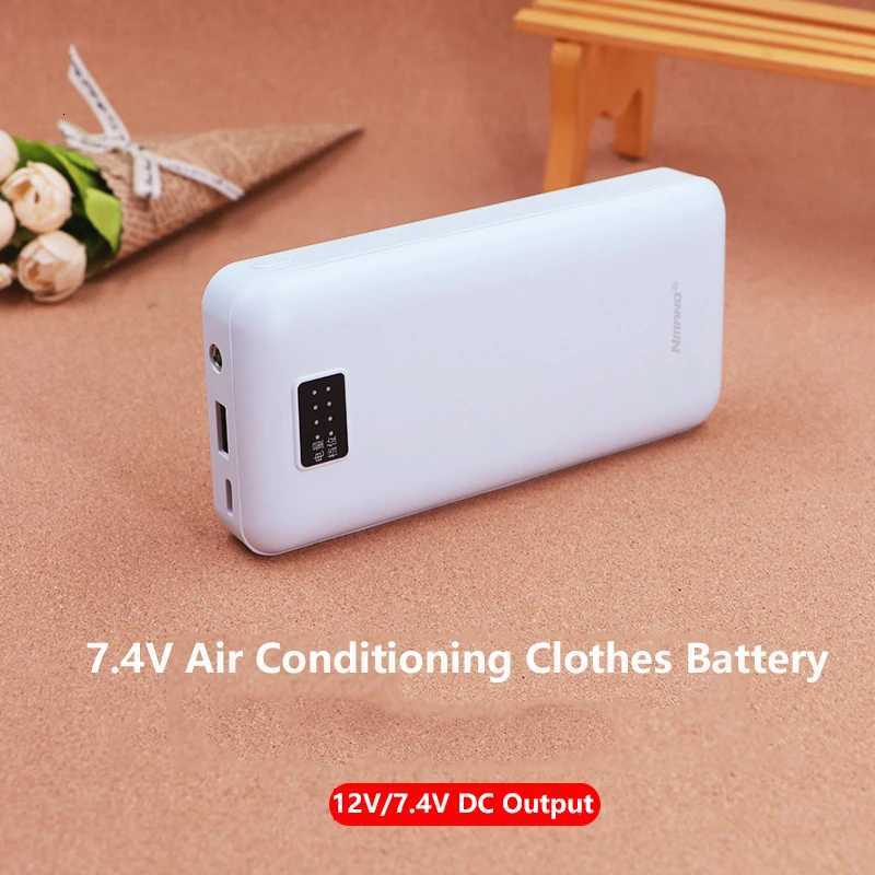 18000mAh Power Bank 12V DC Output Portable Charger for Heated Vest Jacket Power Bank for iPhone Air Conditioning Clothing H251213