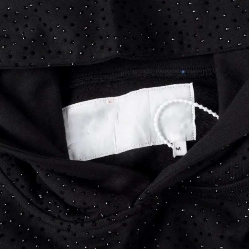 5A hoodie Mens 3D Web Hoodie for men 26ss Sweatshirts Hoody cobweb Women polo grid five pink Hoodies Hip Hop Tracksuit Puff Print Pullover net pants suit Trousers