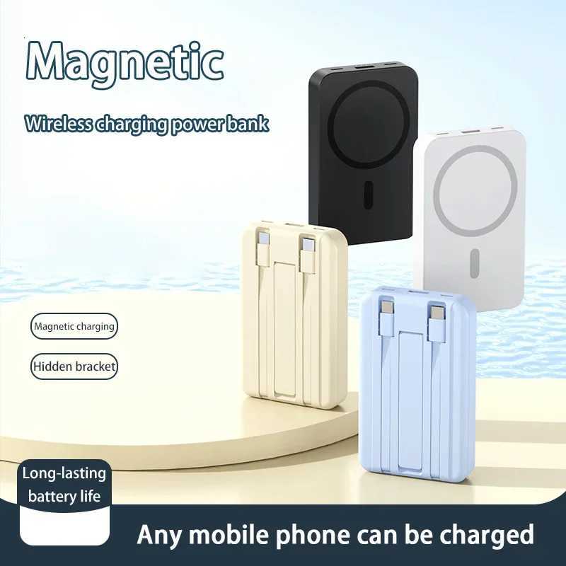 100000mAh Suction Wireless Power Bank Fast Charging Portable Thin External Battery for For iPhone 2026 New H251213