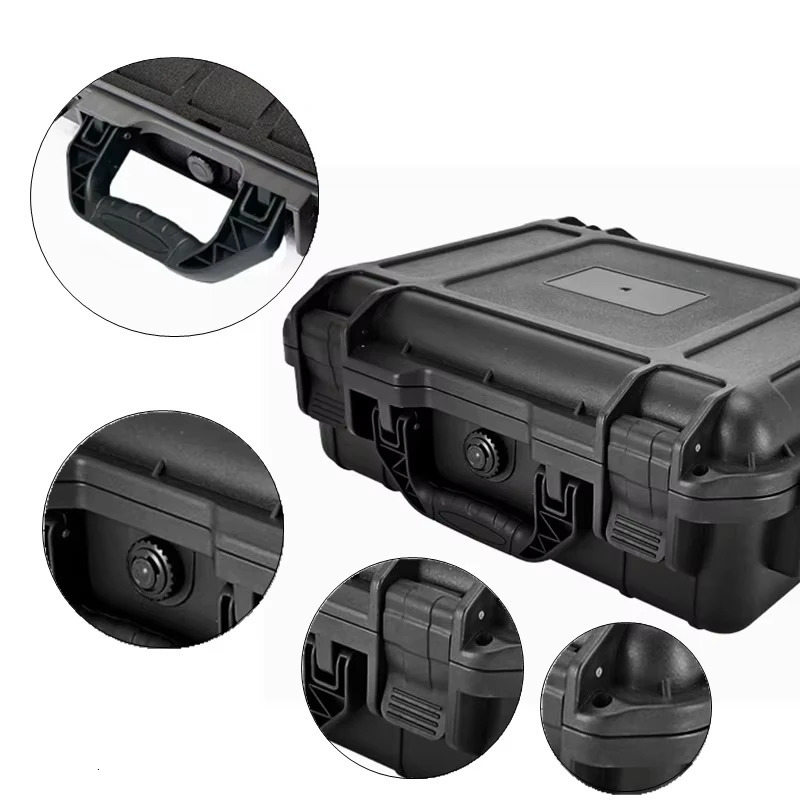 15 Slot Plastic Watch Case Potable Watch Storage Boxes Organizer Waterproof Hard Carry Case Watches Tool Box Display Cabinet Bag 251210 - view 4