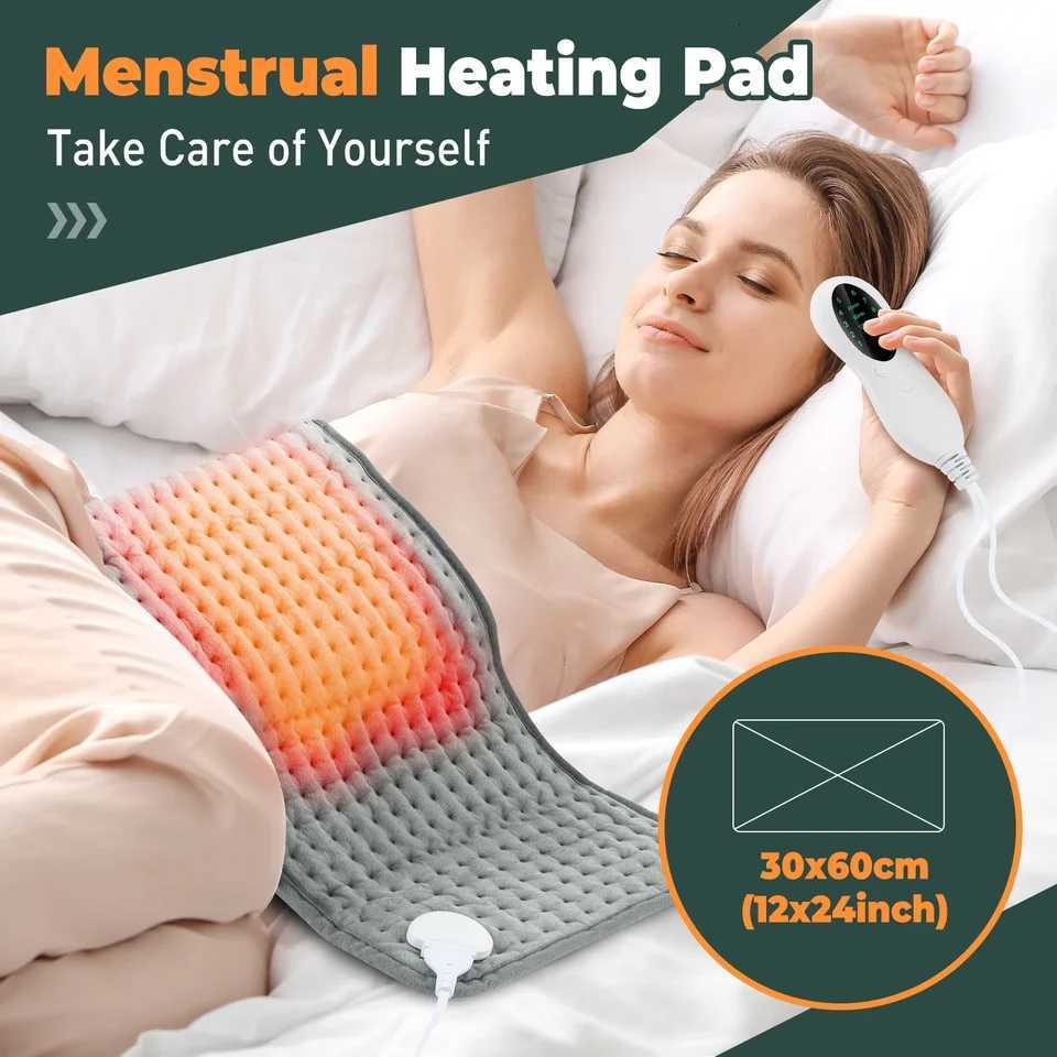 Electric Heating Pad Home Thermal Blanket Multi-functional Adjustable Timing Cushion Cold Warming Heated Mat for Office Home Y251212