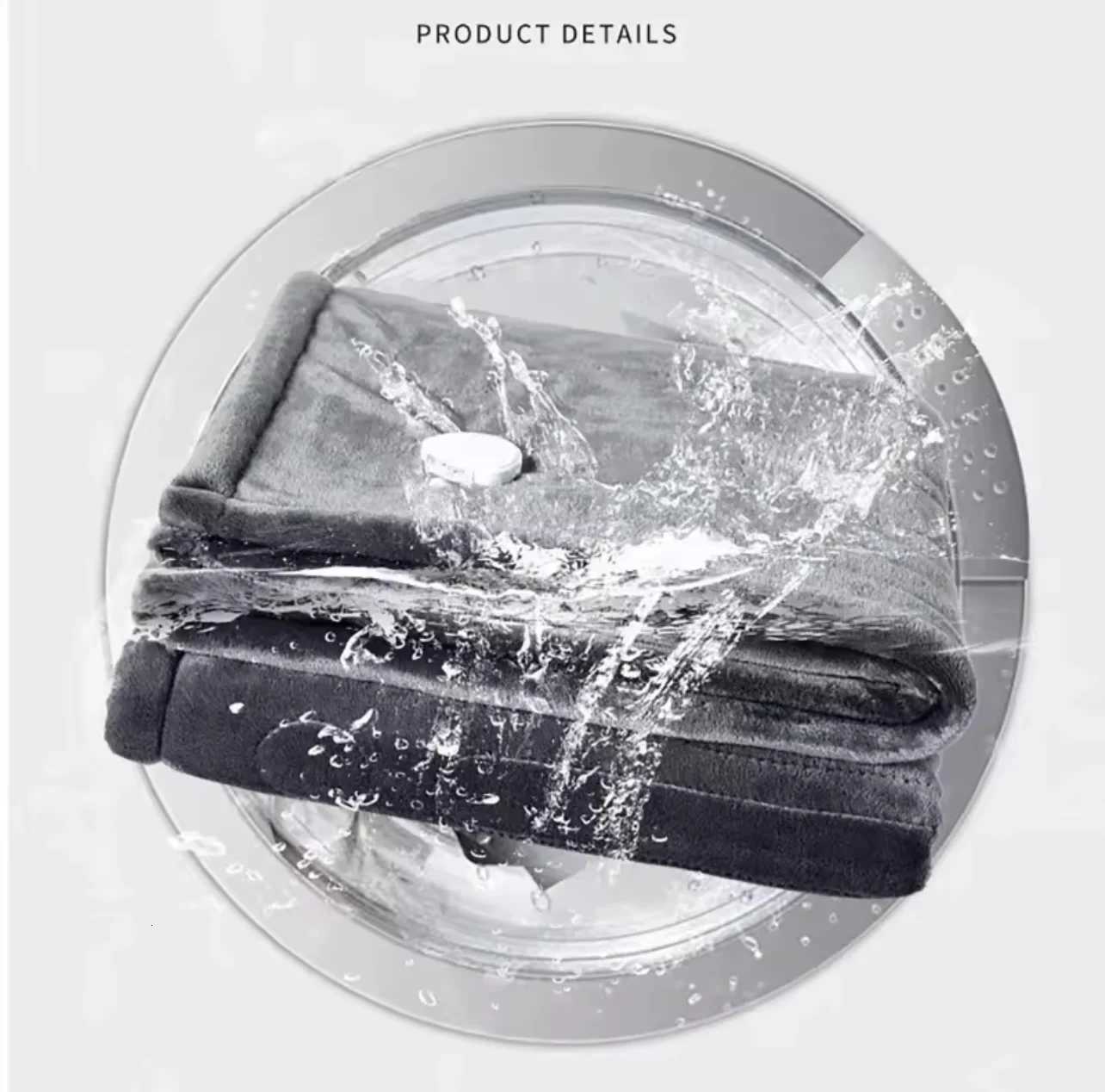 Washable Electric Blanket Thicker Automatic Thermostat Electric Heating Blanket Body Warmer Thermal Mattress for Room Y251212