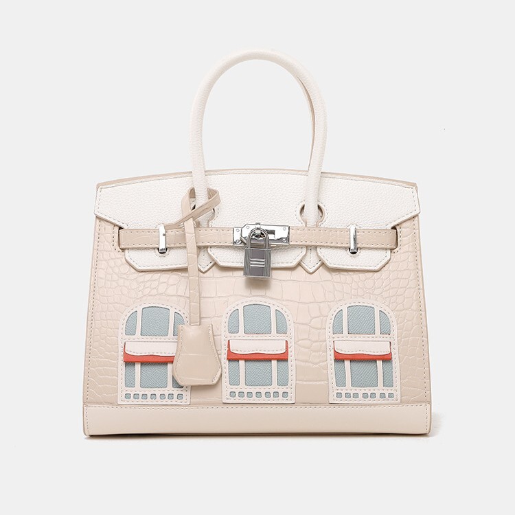 Fashion Classic High-End Crocodile Pattern Niche House Bag Single Shoulder Crossbody Womens Large Capacity Bag