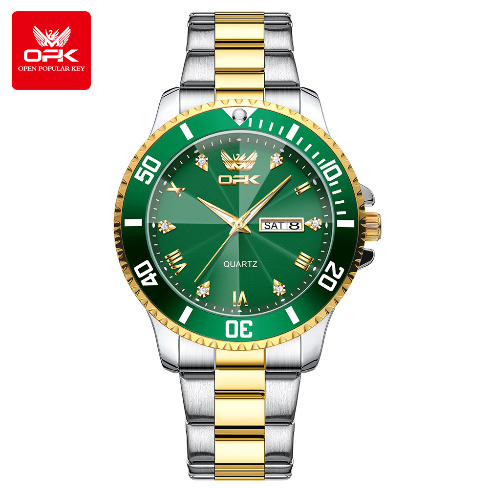 OPK Designer Men's Watches Free Shipping Wholesale Waterproof, Fashionable Outdoor Sports Wristwatches, Luminous Quartz Men's Watches
