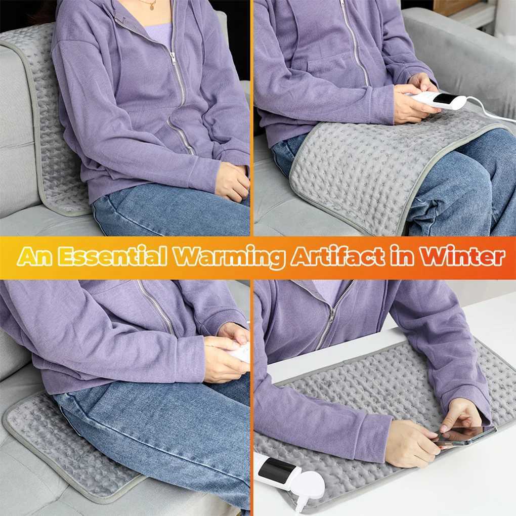 Electric Heating Mat Multi-Functional Pain Relieving Waist Heating Pad with 9-speed Temperature Regulation4-speed Timing Option Y251212