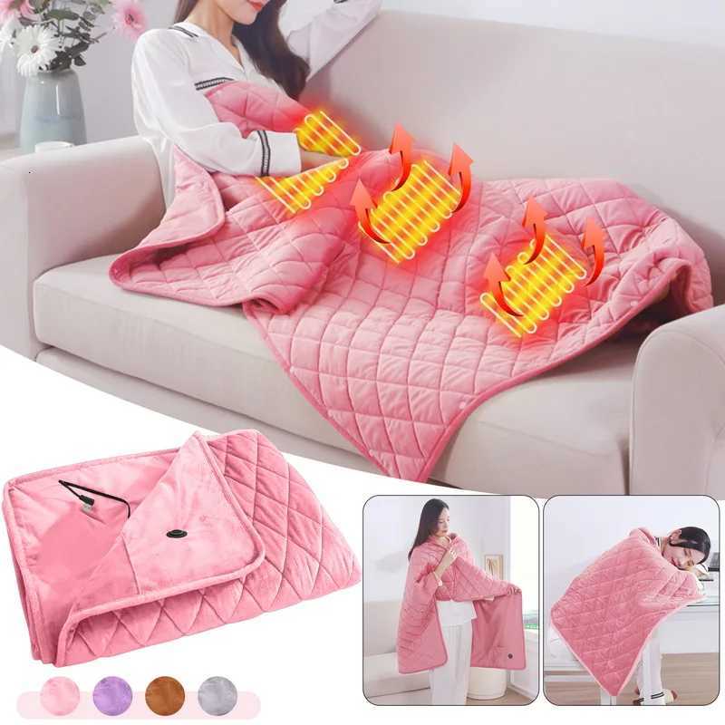 5V USB Large Loose Electric Blanket Powered By Power Bank Winter Bed Warmer Heated Sofa Blanket Body Heater Bed Warmer Mat Y251212