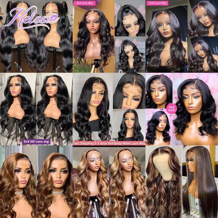 Wholesale Cheap HD Pre Plucked Human Hair Lace Front Wig 13x4 Curly Wet and Wavy Water Wave Lace Frontal Wig With Free Shipping
