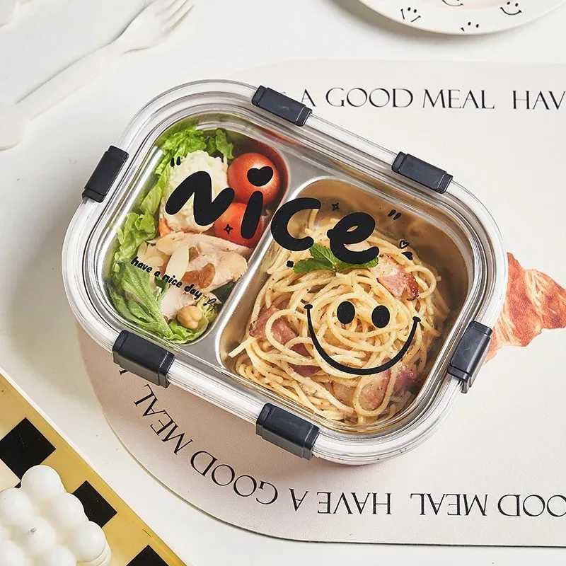 304 Stainless Steel Lunch Box Insated Bento Box For School Kids Off Worker Microwae Heating Lunch Food Container H251213