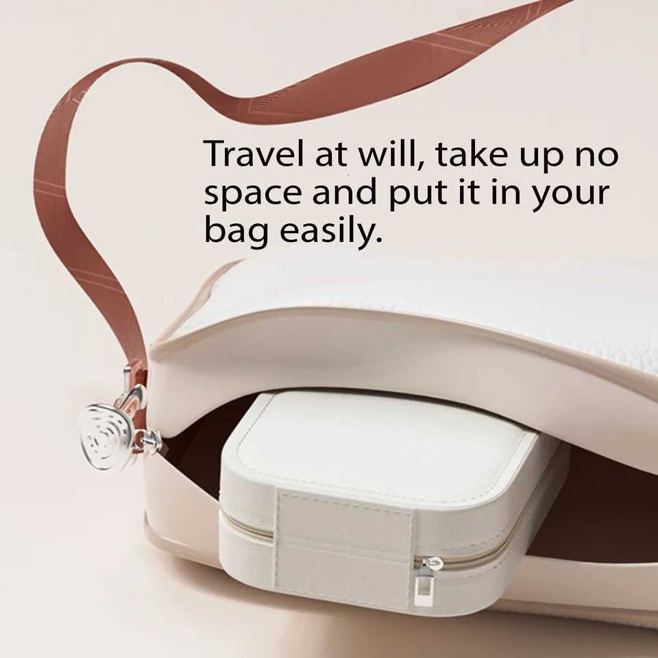 LED light travel cosmetic bag Built-in portable cosmetic mirror makeup clear help perfect makeupT251213