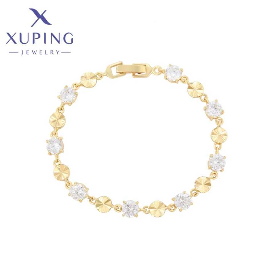 Xuping Jewelry Trendy Exquisite Elegant Simple Shape Womens Light Gold Color Birthday Christmas Gifts X000995316 M251213