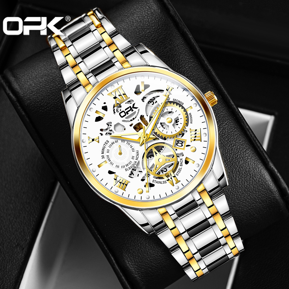 OPK Designer Men's Watches, Outdoor Casual Sports Watches, Free Shipping Wholesale, Fashionable Commercial Waterproof Quartz Men's Watches