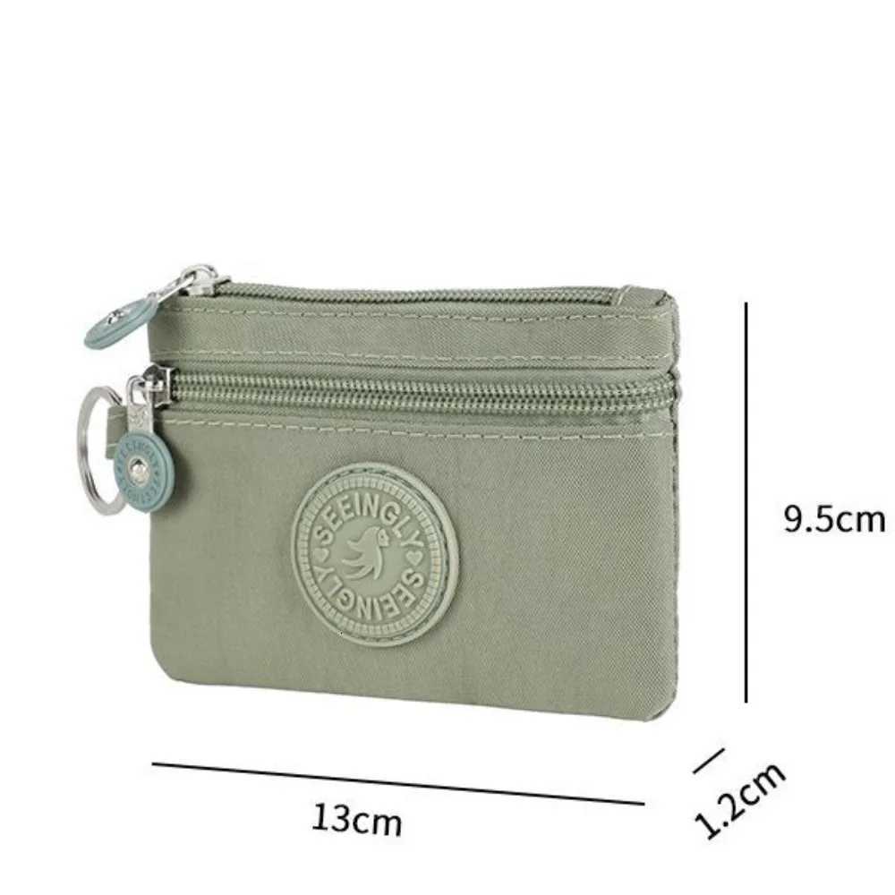 Canvas Mey Coin Purse 2024 New with Key Ring Waterproof Holoder Wear-resistant Wallet Mey Bag M Fem Y251213