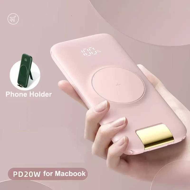 15W Fast Wireless Charger Power Bank 20000mAh 225W QC PD 30 Fast Charging Powerbank for iPhone 16 P50 Poverbank H251213