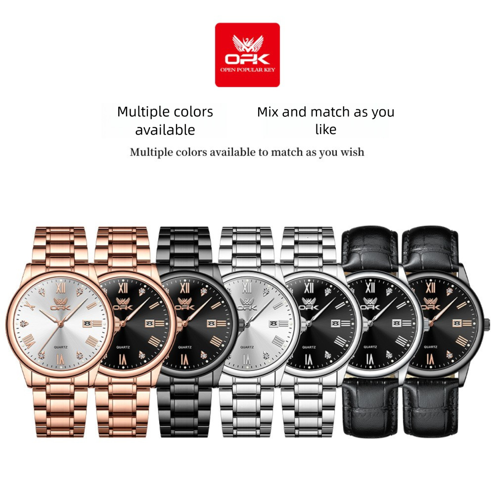 OPK Designer Men's Watches Are Available For Free Wholesale. They Are Fashionable, Versatile, Simple, Waterproof, Calendar, Quartz And Men's