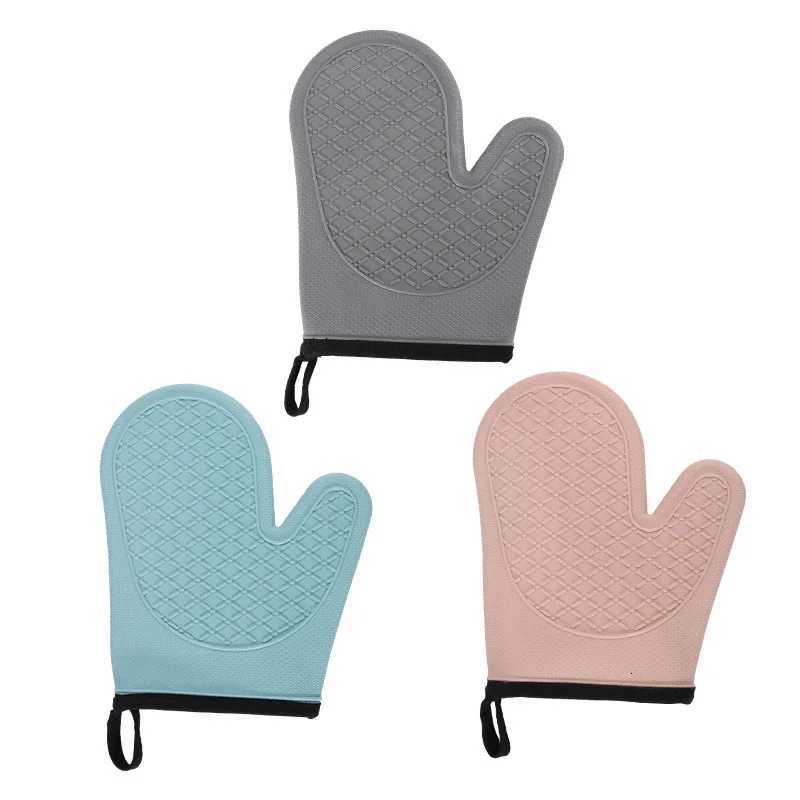 2pcs heat insation gloves anti-scalding microwave oven gloves High temperature resistant kitchen oven gloves H251212