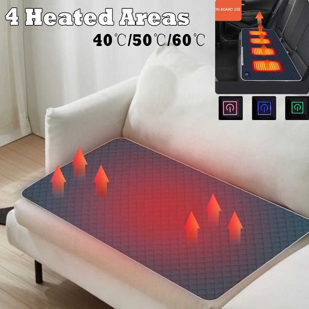 5V USB Sleeping Electric Heating Pad Heated Cushion Cold Resistant 3-Level Temperature for Outdoor Camping Heated Electric Mat Y251212