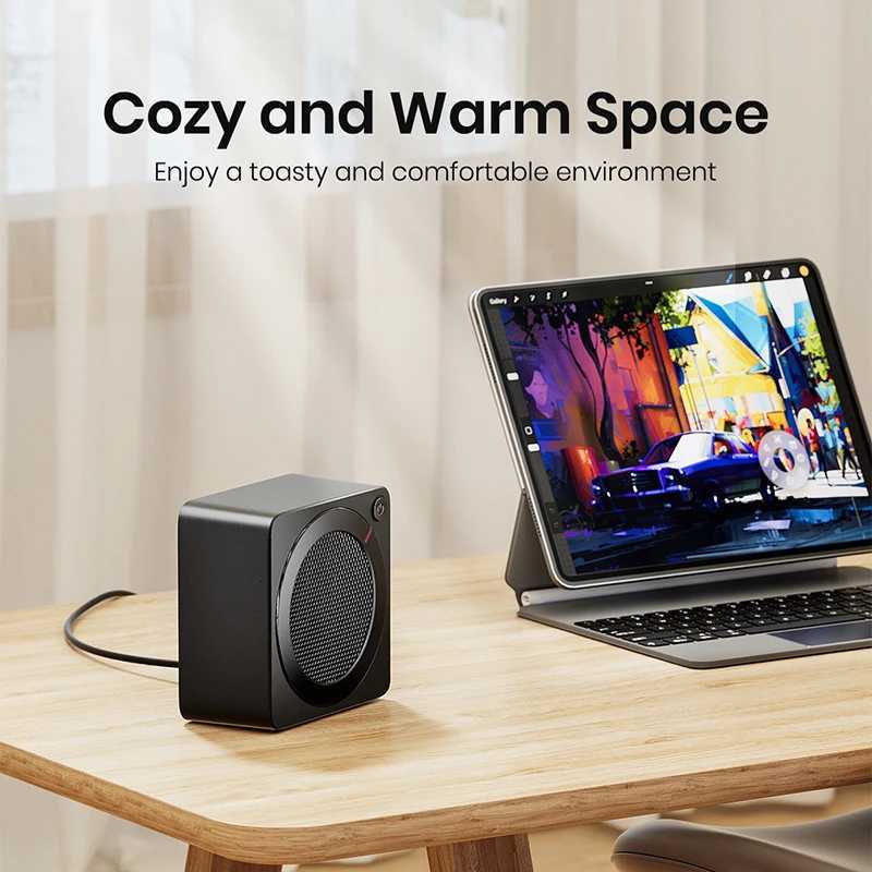 GAIATOP Space Heater 500W Energy Efficient Space Heaters for Indoor Use PTC Ceramic Fast Heating Electric Desk Heater Overhea Y251213