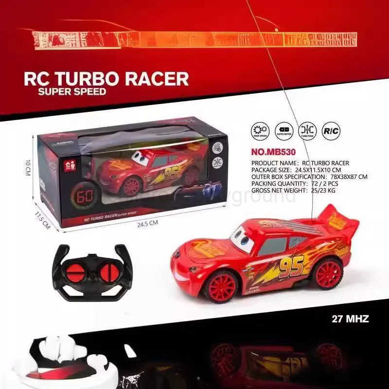 Disney 2024 ChildrenS Racing Toy Electric Remote Control Car 124 Four-Way Simulation Racing Car Model Hot Selling Wholesale Toy Gift H251213