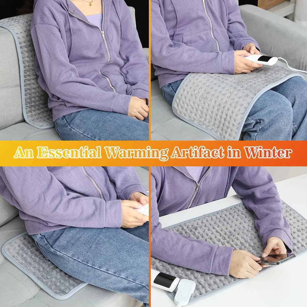 Electric Heating Pad for Cramp Menstrual Hand Foot Winter Warmer 9 Temperature Heated Blanket Office Mat Home Use Legs Warming Y251212
