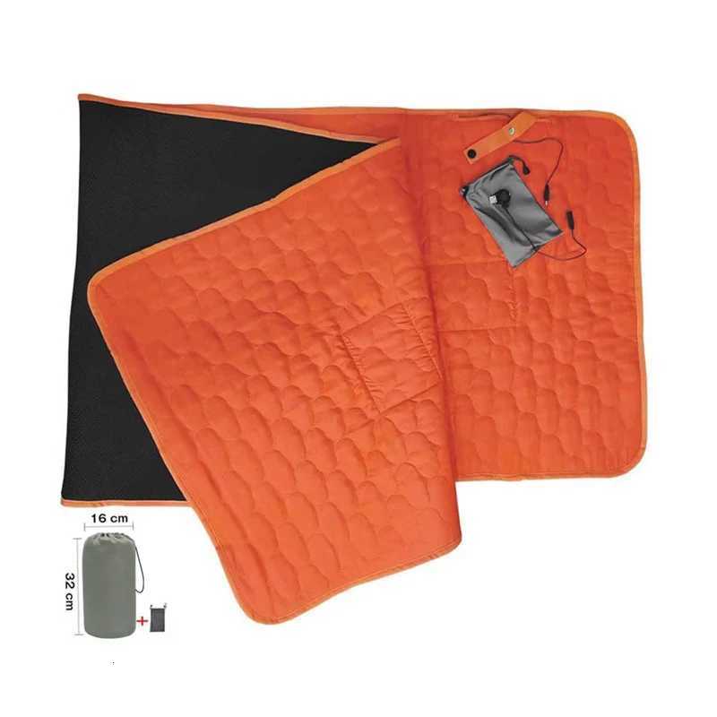 Outdoor Camping USB Heating Sleeping Mat Outdoor Electric Heating Pads Sleeping Bag Mattress For Hiking Travel Y251212