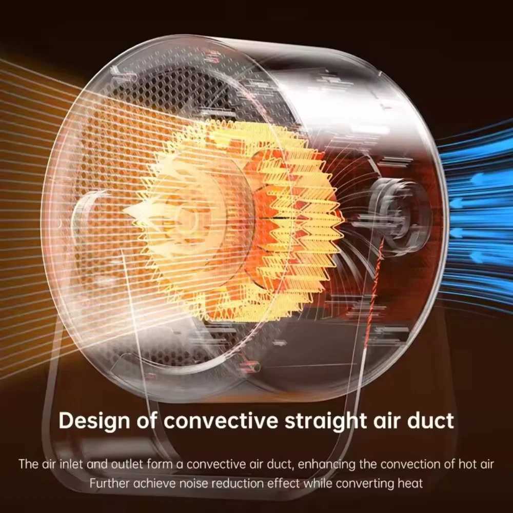 Desktop Heater Electric Hot Air Blower Portable Fan Stove Warm Mini Radiator Home Office Room Warmer for Winter Low Consumption Y251213