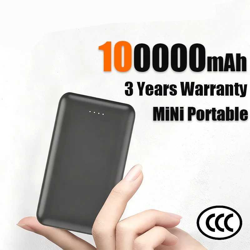 2026 100000mah tra-thin Power Bank USB Fast Charging Heating Mini Portable External Battery Pack For Heating Vest Jacke H251213