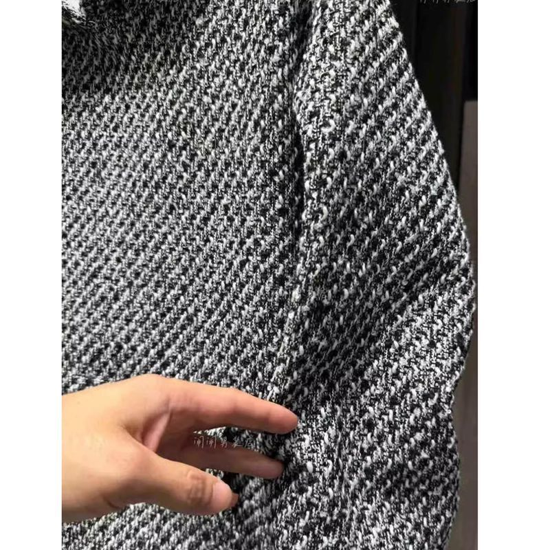 New Trendy Retro Little French Style Hooded Sweatshirt for Men 2026 Autumn Winter Heavy Tweed Loose Pullover Long Sleeve Top