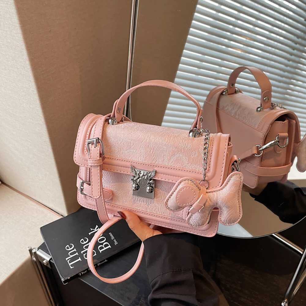 Luxury Exquisite Flloral Handbags Women Commuting Single Shoulder Bags 2025 New Versatile Shopping Small Square Crossbody BagT251213