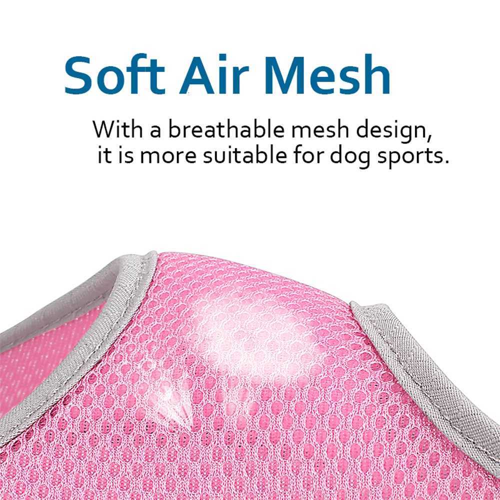 Pet Dog Harness Mesh Breathable Pet Puppies Reflective Dog Cat Vest Harness Dog Soft Chest Strap for Small Medium Dogs M251213
