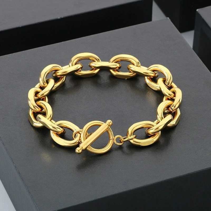 Mens Stainless Steel Link Chain OT Clasp Chain for Men M251213