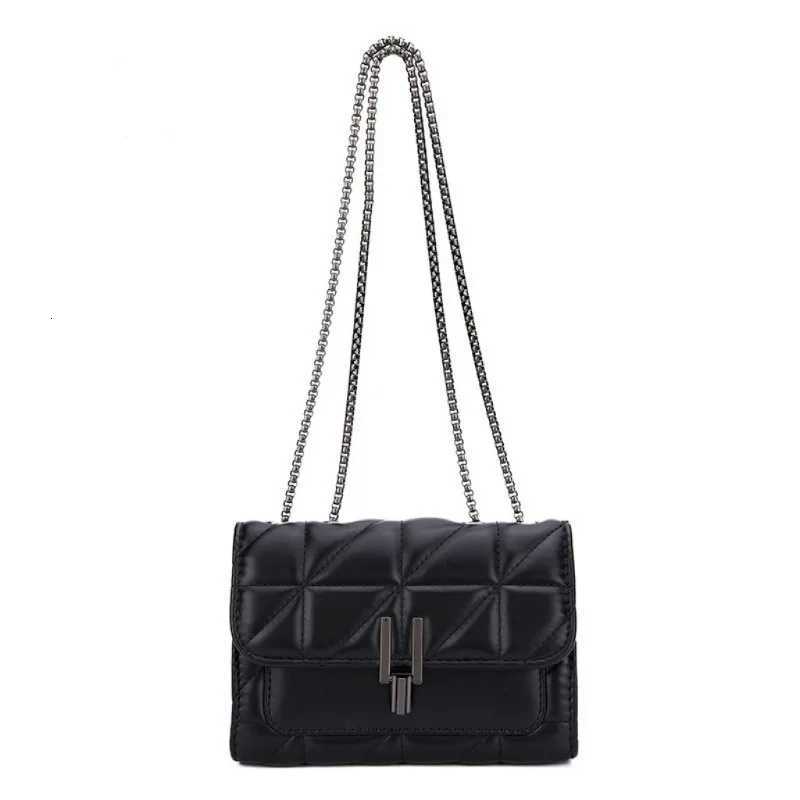 Lingge bag chain bag single shoulder bag diagonal cross style crossbody bag for womenT251213