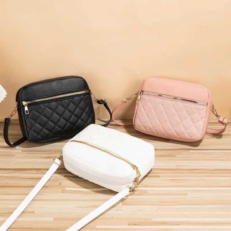 Ladies With High-end And Exquisite Bags New Womens Summer Handbag 2024 Versatile Foreign Trade Crossbody Small Square BagsT251213