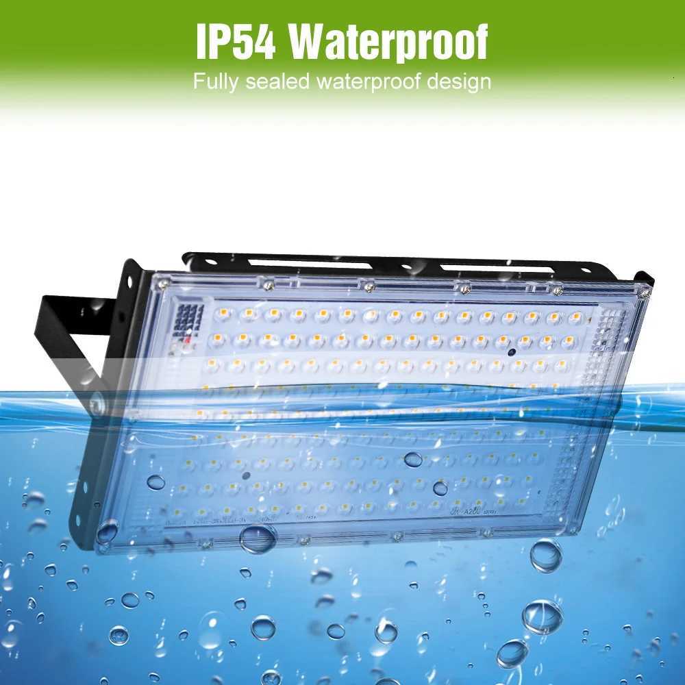 200W LED Grow Light Full Spectrum USB Plant Floodlight Waterproof For Indoor Greenhouse Flower Vegetables Hydroponic Cultivation Z251213 - view 4