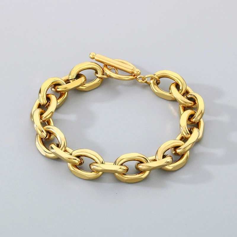 Mens Stainless Steel Link Chain OT Clasp Chain for Men M251213