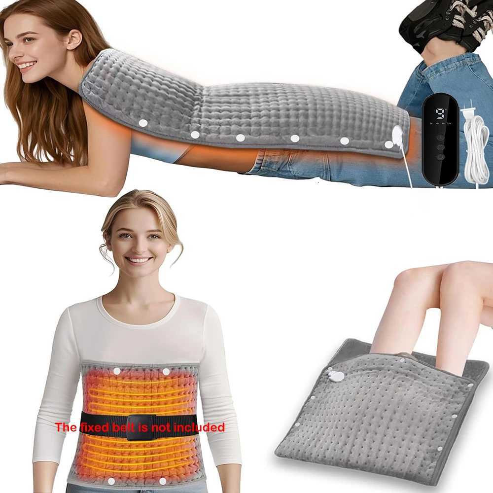 Electric Heating Pad Shoulder Back Leg Pain Relief Physiotherapy Winter Heater Timed Temperature Control Heating Blanket Mat Y251212