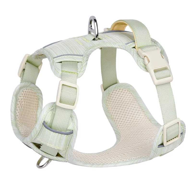 Explosion-proof anti-pull reflective pet chest and back belt vest-style dog chest and back belt anti-escape dog leash M251213