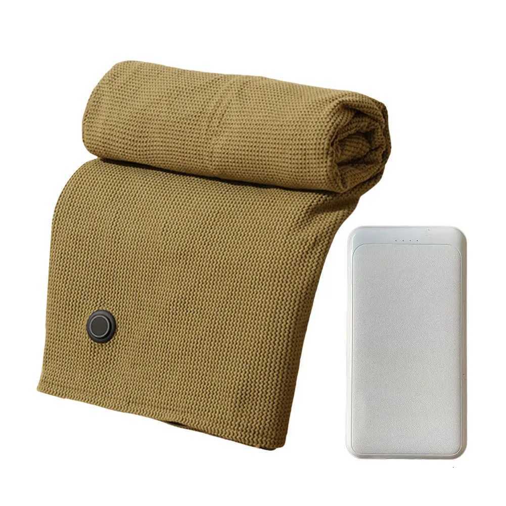 Wearable Heating Electric Blanket Shawl with 5000mAh Power Bank USB Heated Blanket Shawl Heated Shawl for Home Office Y251212
