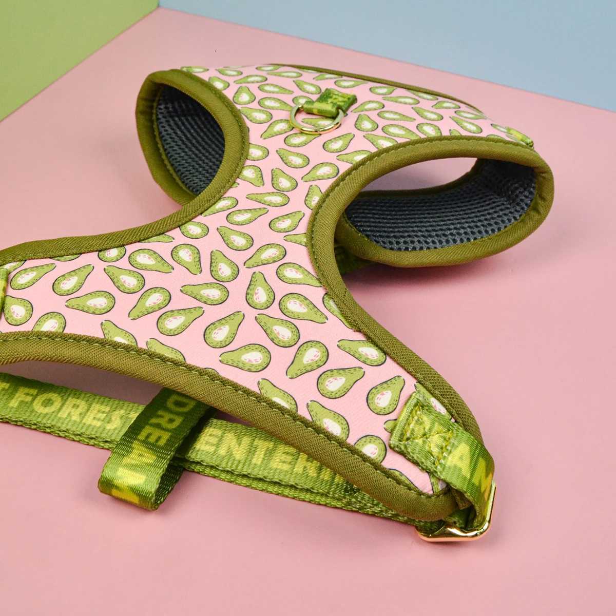 Valentines Day and New Years gift Cute Design Adjutable Luxury Designer Pet Harness 1 Pcs Color Matching Pet Dog Leashes M251213