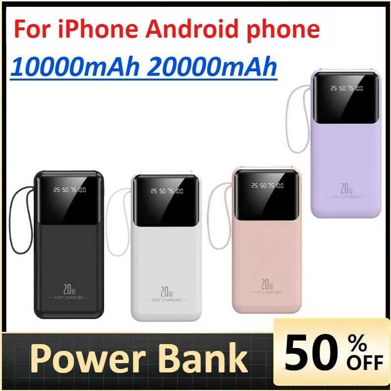 10000mAh 20000mAh Power Bank For iPhone Android phone Quick Charge Powerbank Portable External Battery Charger H251213