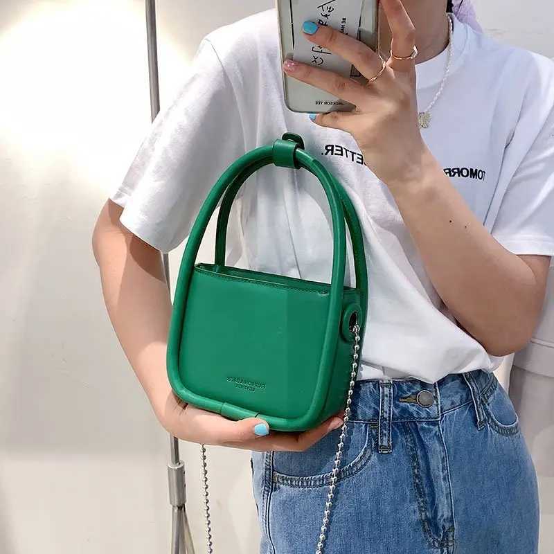 Fashion Green Top Handle bags for Women High-quality PU Crossbody Bags Designer Chain Wallet and Handbag Shoulder BagT251213