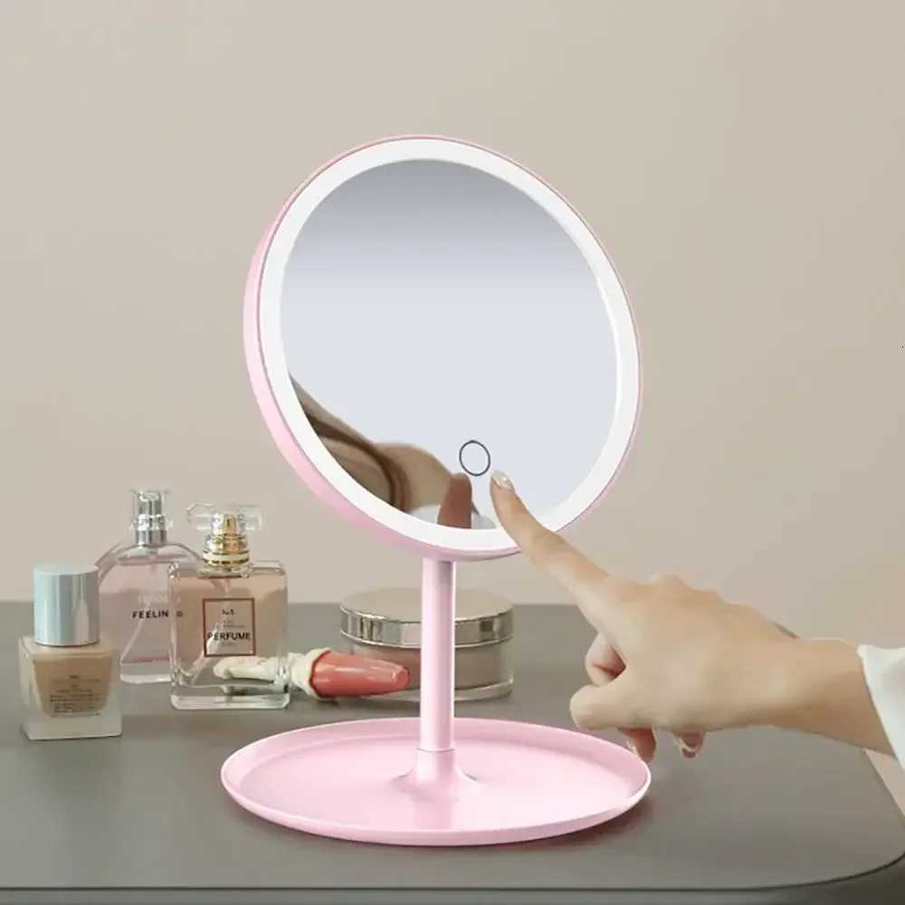 Makeup Mirror With Light White LED Daylight Vanity Mirror Detachable/Storage Base 3 Modes Mirror With Light Gift USB CableT251213